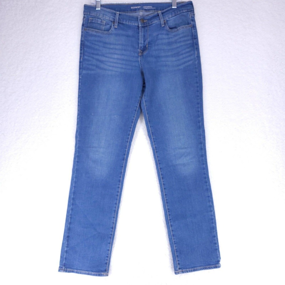 OLD NAVY Original Blue Jeans Womens Size 10R Mid Rise casual Pants
